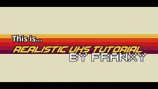 Realistic VHS with NTSC-RS Tutorial
