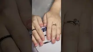 Aesthetic soft nail art pink colour with glitter #shorts #nailart #fyp