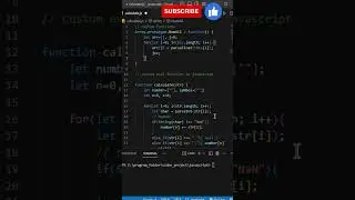 Custom Eval Function in Js (part2) #programmerd #shorts