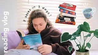 a very relaxing reading vlog🌛 catching up on my Goodreads challenge, tbr list + puppy time!