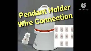 pendant Holder Wire Connection/Subscribe 🔔Like and comment my channel