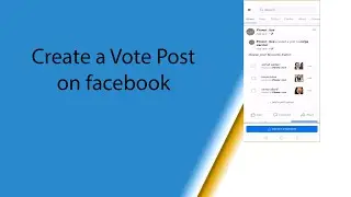 How to create a vote post on facebook groups / How make vote post on facebook