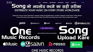 How To Upload Song One Music Records | FreeMusicDistrib I nstagram Par Song Upload Kaise Kare