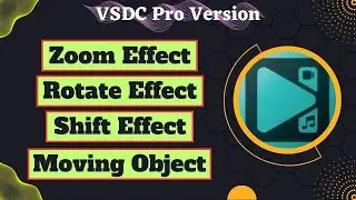 🔴Zoom Effect + Rotate Effect + Shift Effect + Moving Object | Video Editing For Beginners in Hindi