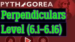Pythagorea perpendiculars Complete Level (6.1-6.16) solution walkthrough
