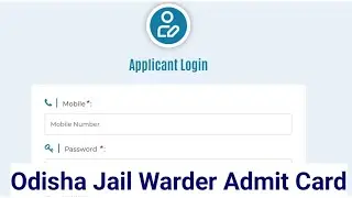 Odisha jail Warder Admit Card 2022 Download Link OUT | Rejected List Download PDF | Admit Card OUT
