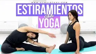Yoga-style stretches after exercise