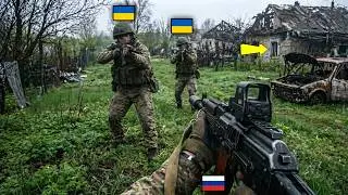 Снято на GoPro: российские войска столкнулись с украинскими подразделениями на открытой дороге