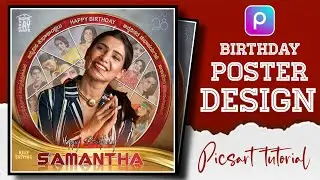 How to Make a Birthday CDP with PicsArt: Step-by-Step Tutorial | PicsArt Birthday CDP Editing mobile
