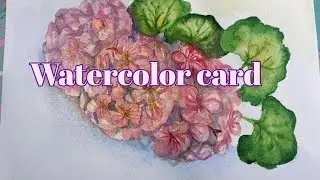 How to draw an easter card 🔸how make a watercolor card
