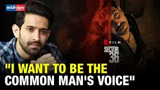 '12th Fail' Actor Vikrant Massey on his latest movie 'Sector 36'