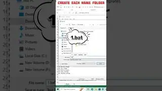 Automatically Create Many Folder from each Name in list | #shorts #excel