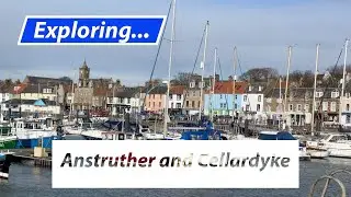 Anstruther and Cellardyke, Fife, Scotland, A Drive Through.