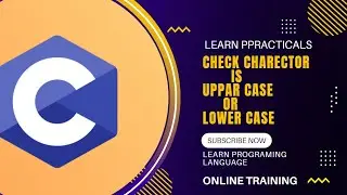 check character is uppercase or lowercase using condition operator || c language || learn programing