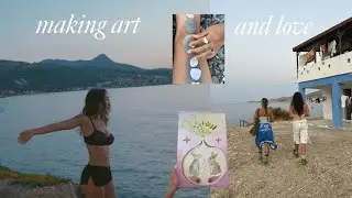 Wholesome Days in my Life | an art residency in the mediterranean