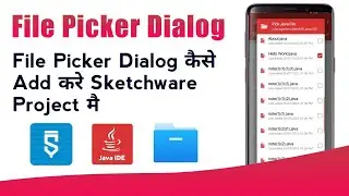 File Picker dailog in Sketchware pro free sketchware project link in description 
