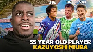 FIRST REACTION TO A 55 YEAR OLD PLAYER  (Kazuyoshi Miura)
