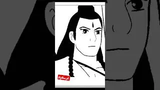 Draw Lord Ram Using Python Sketchpy Code 