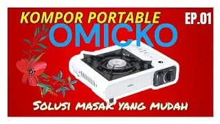 KOMPOR PORTABLE OMICKO 1 TUNGKU 2 FUNGSI