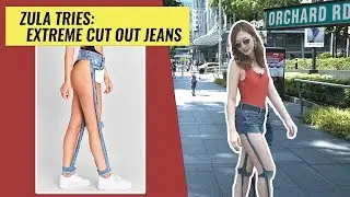 Extreme Ripped Jeans Trend On Orchard Road | ZULA Tries | EP 5
