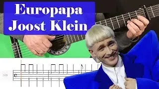 Europapa op Gitaar - Joost Klein - Met Gitaar Tabs - Free Guitar Lesson - Gratis Gitaarles