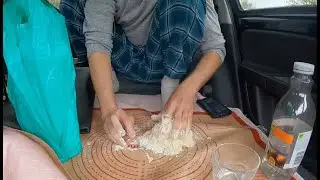 Making bread in my car