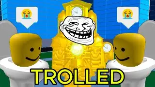 Titan clock TROLLS THE TOILETS 😈😈💀 (Super Toilet Brawl pt17)