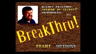 SNES BreakThru! gameplay overview (no commentary)