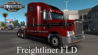 Walmart -Freightliner FLD120 Zee mods CAT 3176A | American Truck Simulator) No Commentary