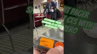 Restaurant Pager Spamming at #ces WITH #flipperzero #hacktheplanet #hacker