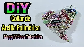 DIY Collares de arcilla polimerica polymer clay necklace