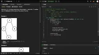 Leetcode 230 - Kth Smallest Element in a BST - Python