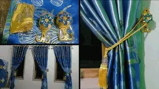 Cara Memasang Hook dan Tasel Gorden Blackout Tulip Printing Model Smokring