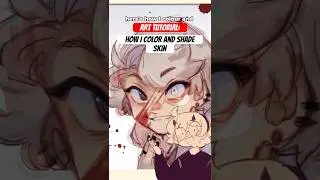 how i color and shade skin !!!
