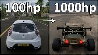 100 to 1000 horsepower in Forza horizon 5