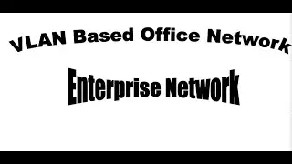 VLAN Based Office Network | Enterprise Network | Office Network| AKS NetLab | Part 1
