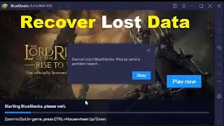 cannot start Bluestacks please send a problem report | cannot start Bluestacks 5 |Bluestacks 5 error