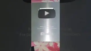 Youtube playbutton❤️