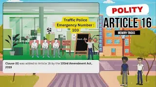 FUN TRICKS to LEARN ARTICLE 16 | UPSC | 2025 | Indian Polity