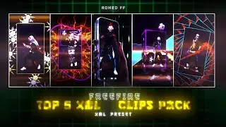 FREE FIRE TOP 5 XML CC + CLIPS | ( G - DRIVE ) 🔥| FREE FIRE CLIPS PACK | TOP 5 EMOTE CLIPS ⬇️ 