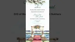 Engagement Invite Animated I Wedding Invite