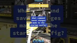 Cisco CCNA: What command saves to startup? - icmpwolf