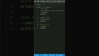 Dictionary methods in python