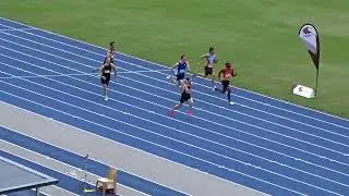 Ht2. 100m U18 Men, 2023 QLD Athletics Championships, QSAC 11 March 2023