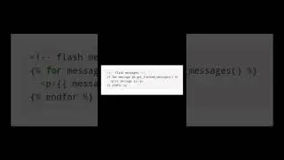 Flask Message Flashing - get_flashed_messages() 