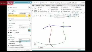 NX 12.0 | SIEMENS | Walkthrough - Trim Curve