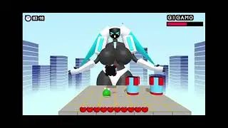 Frog vs giant robot girl sus