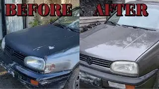 Restoring a 1992 Volkswagen Golf 3. Repair after a long period of inactivity.