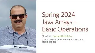 Tutorial-03 Java Arrays - Basic Operations Fill Print Max Min Search Count etc.