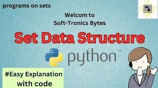 Set Data Structure in Python with easy Explanation.